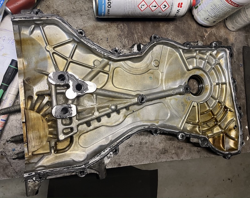 Ford Fusion регулювання клапанів передня кришка ГРМ цеп