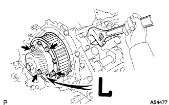 Сборка шкива распредвала 3UZ-FE Установка шкива распредвала 3UZ-FE